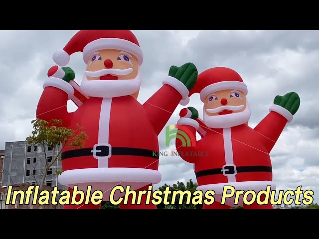 Commercial Inflatable Christmas Products PVC Tarpaulin Lightweight Outdoor