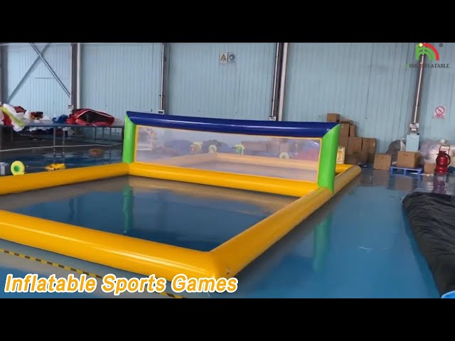 Water Inflatable Sports Games Volleyball Courts 0.6mm PVC For Family Entertainment