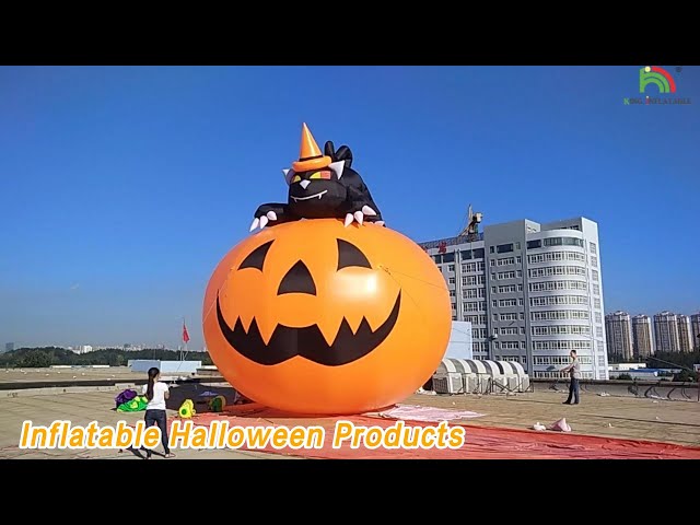 Pumpkin Inflatable Halloween Products Oxford Cloth Advertising Light