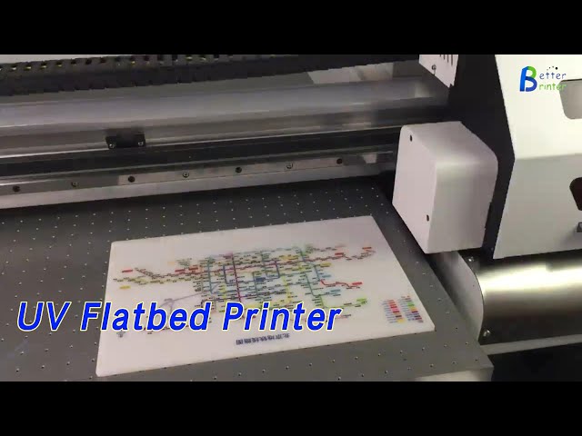 Inkjet UV Flatbed Printer 3D Panchromatic Plate Free For All Material