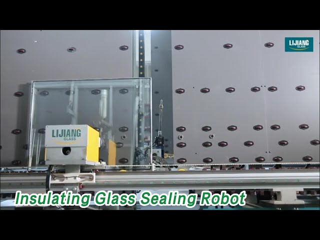 Automatic Insulating Glass Sealing Robot 40m/min Laminating Vertical