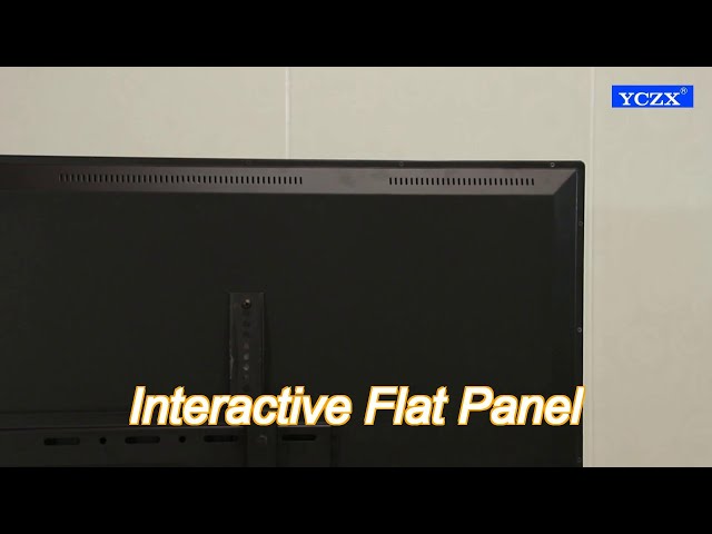 Glass Interactive Flat Panel Whiteboard High Resolution Smart Android / Windows
