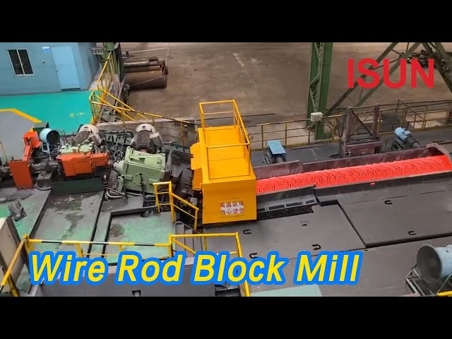 Variable Power Wire Rod Block Mill 25m/s Reinforced Bar For Steel