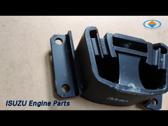 Front ISUZU Engine Parts Foot Cushion Rubber Suspension Shock Absorb
