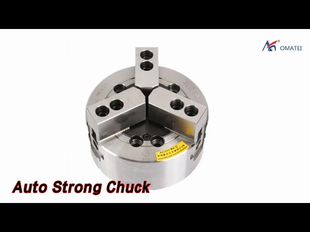 Through Hole Auto Strong Chuck 3 Jaw Cast Steel For Gripping / Fixture