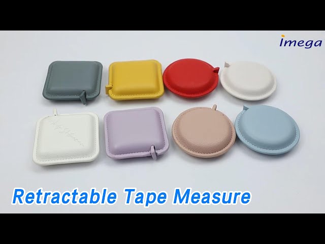 Soft Retractable Tape Measure PU 70mm Dia Lightweight For Clothing