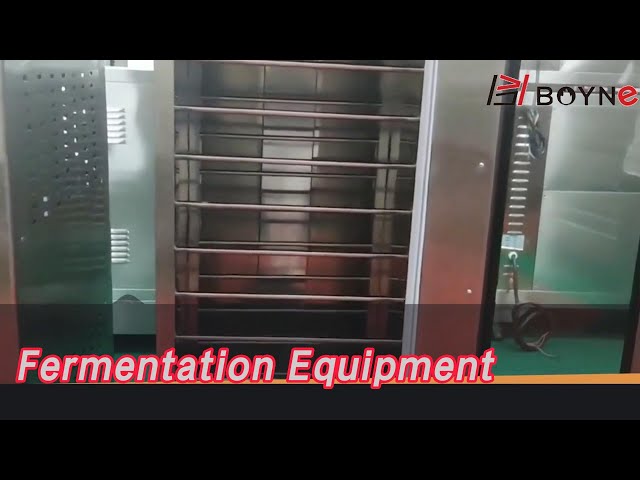 Bread Fermentation Equipment 15 Trays Single Door Fast Heating Water Vapor