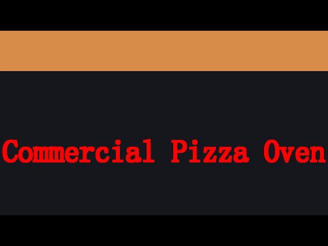 Gas / Electric Commercial Pizza Oven Furnace Fast Heating Energy Saving