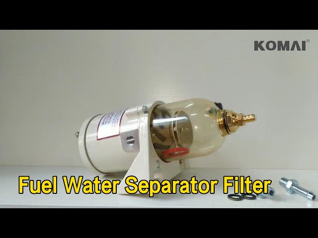 Heavy Truck Fuel Water Separator Filter Depth Type Circular Pore Structure