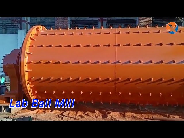 Copper Lab Ball Mill 43r/Min Ac Motor PLC Small For Chemical