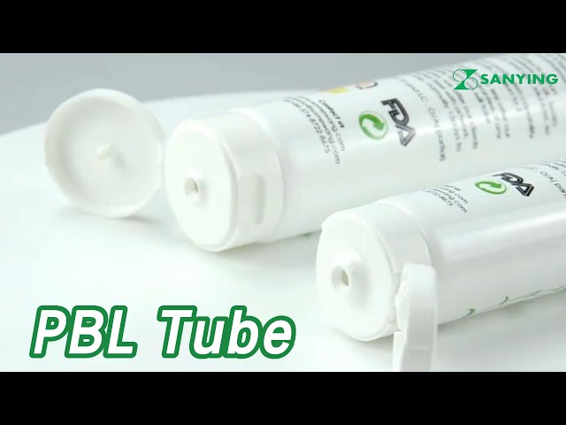 Laminated PBL Tube Plastic Soft BPA / Phthalate Free Round With Flip Top Cap