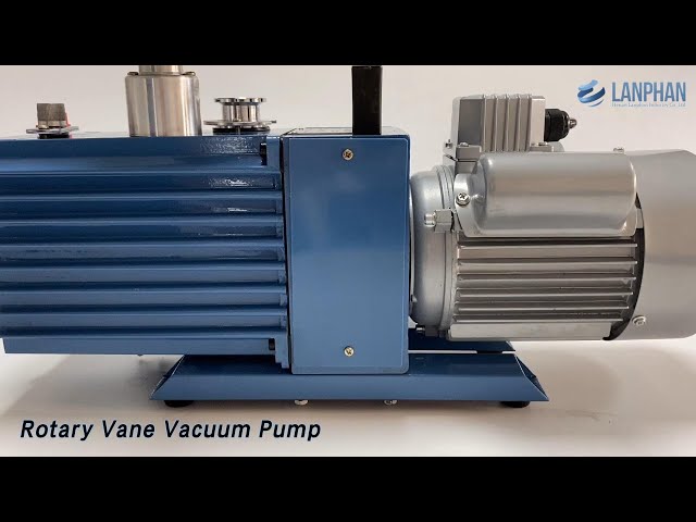 Mini Lab Rotary Vane Vacuum Pump 0.55KW 1700 R/Min Anti Corrosion
