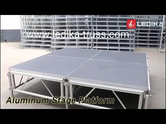 6082 T6 Aluminum Stage Platform T Shape Durable For Fashion Show