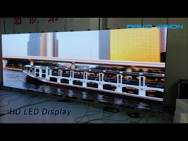 TV Studio HD LED Display Video Wall Fine Pixel Pitch IP40 Easy Installation