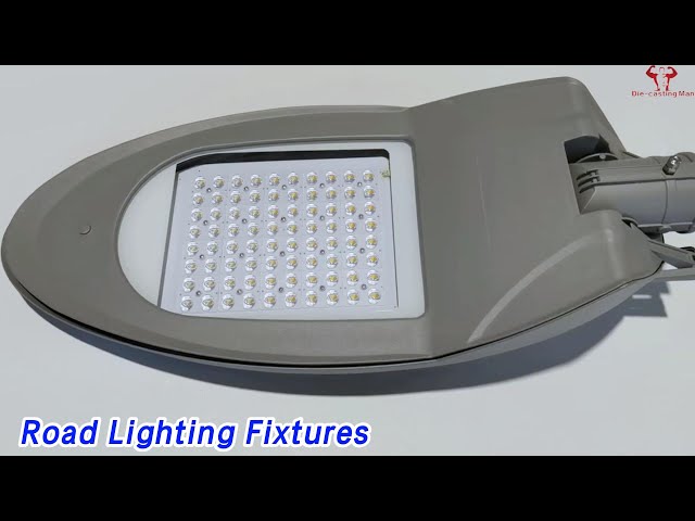 Polished Aluminum Road Lighting Fixtures High Efficient With LED Driver