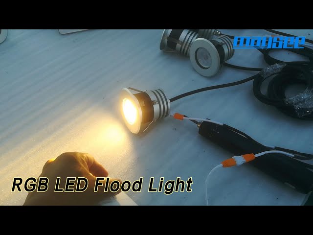 Waterproof RGB LED Flood Light 5W 3000K Aluminum Warm White For Sauna Room