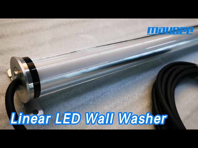Tube Linear LED Wall Washer 24VDC IP68 Stainless Steel For Underwater