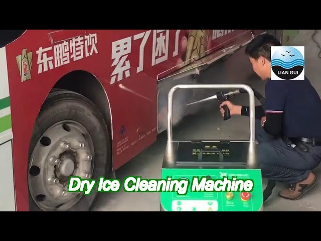Nondestructive Green Dry Ice Cleaning Machine For New Energy Electric Bus