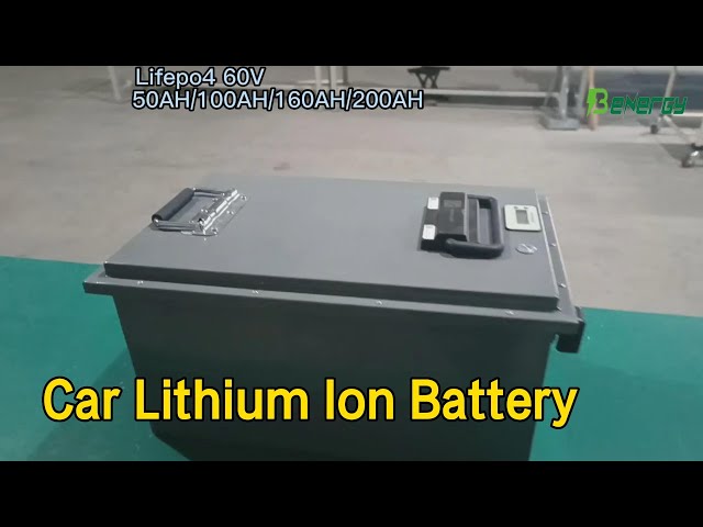 LiFePO4 Car Lithium Ion Battery 60V 100ah IP65 For Electric Tricycle