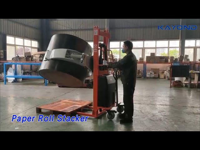 Paper Mill Stretch Film Wrapping Machine , Paper Roll Handling