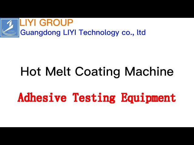 Hot Melt Roll Coating Adhesive Testing Equipment High Temperature For Tape