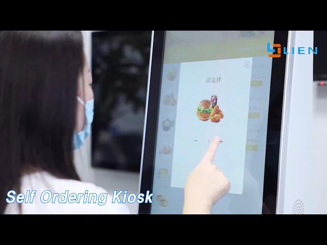 Restaurant Self Ordering Kiosk Fast Easy Operate With POS Terminal