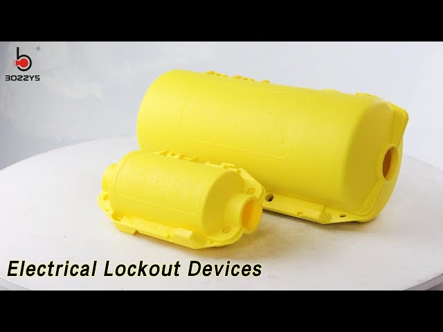 Hubbell Plug Electrical Lockout Devices 4 Padlocks PP Material Yellow