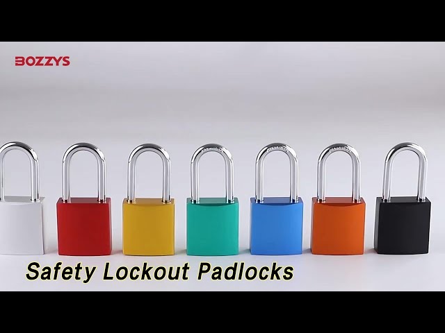 Auto Popup Safety Lockout Padlocks 76mm Shackle Anti Pressure