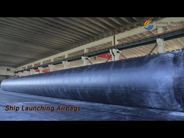 Heavy Duty Ship Launching Airbags No Air Leakage Natural Rubber