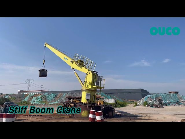 Straight Stiff Boom Crane 5t 15m Marine Jib For Lifting Material