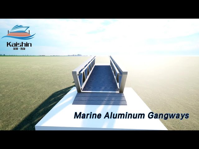 Anodised Alloy Marine Aluminum Gangways Dock Ramp For Floating Pontoon