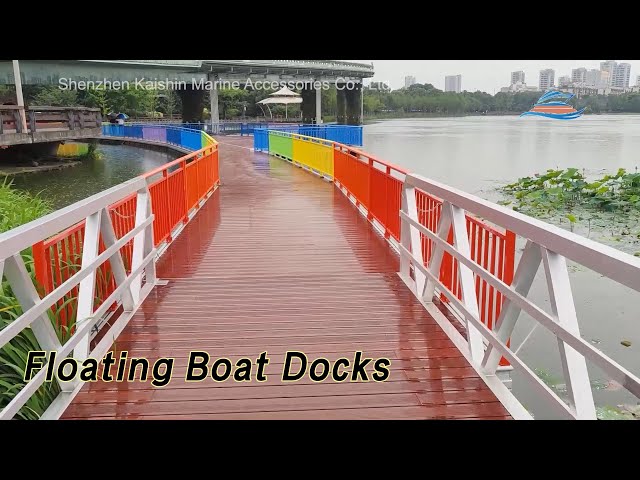 Aluminum Floating Boat Docks 6061 T6 Easy Installation Safe For Passengers