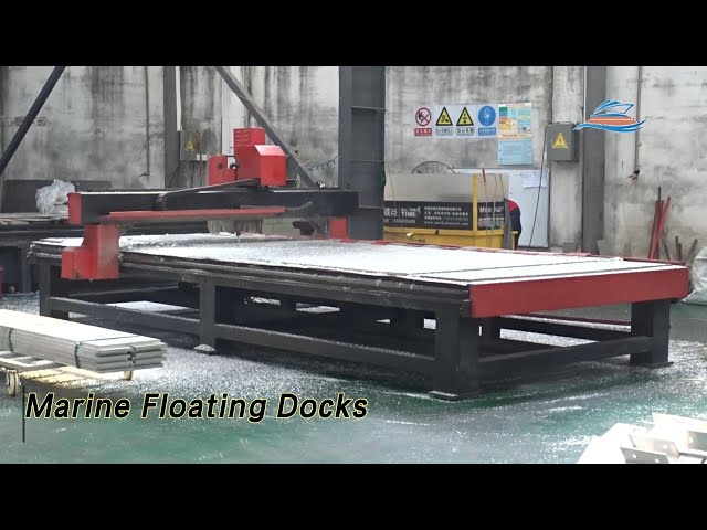Aluminum Alloy Marine Floating Docks Pontoon Strong Customized