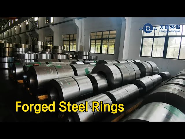 Hot Rolled Forged Steel Rings 34CrNiMo Rough Machining For Mining