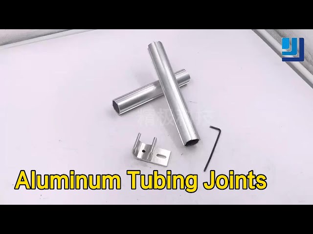 Alloy Aluminum Tubing Joints Anodized Silver Die Casting For Connecting