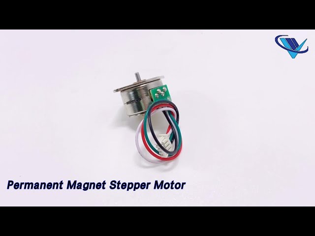 Micro Permanent Magnet Stepper Motor 15mm 2 Phase 4 Wire Double Stacked