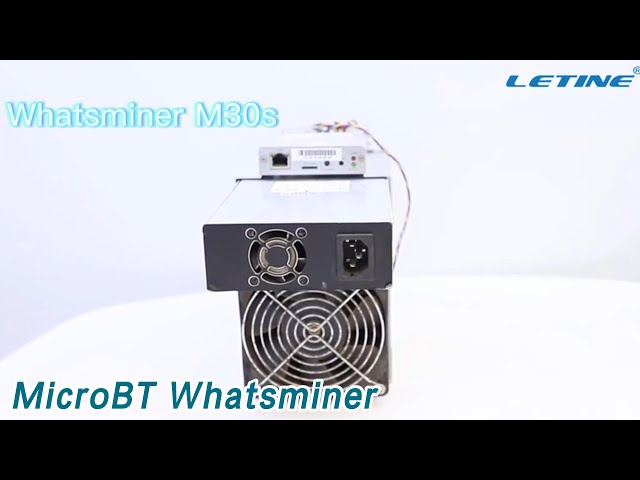 BTC MicroBT Whatsminer M30s 3472W SHA 256 Algorithm Low Noise