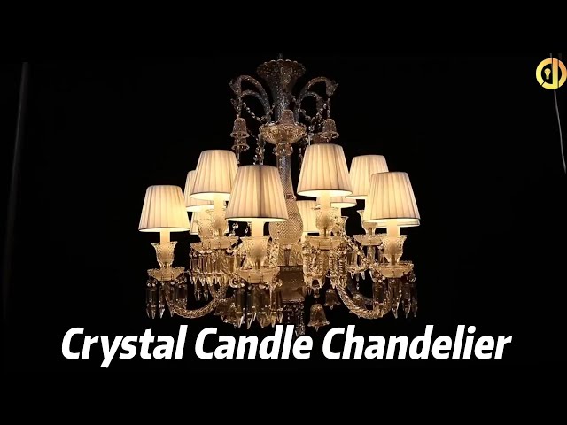 Creative Simple Crystal Candle Chandelier E14 For Bedroom / Living Room