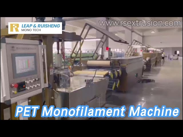 Anti Corrosion PET Monofilament Machine 0.15mm Dia 300Kw For Plastic Mesh