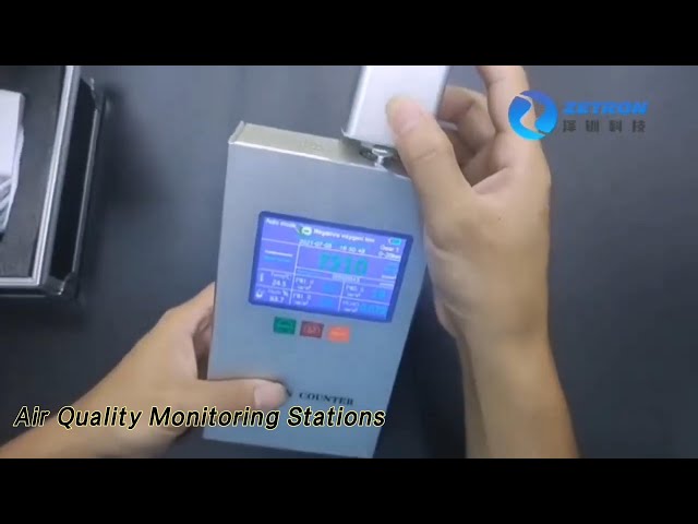 Negative Oxygen Ion Air Quality Monitoring Stations 5000mAh High Precision