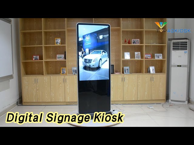 Floor Stand Digital Signage Kiosk Android 5.1 43 Inch 1920 X 1080