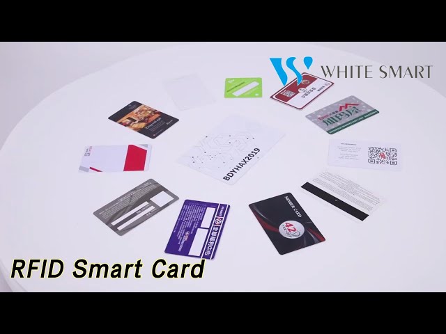 PVC / ABS RFID Smart Card IS014443B Protocol For Access Control