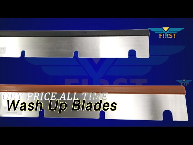 Steel Wash Up Blades Rectangle Standard Size High Durability For HD SOR
