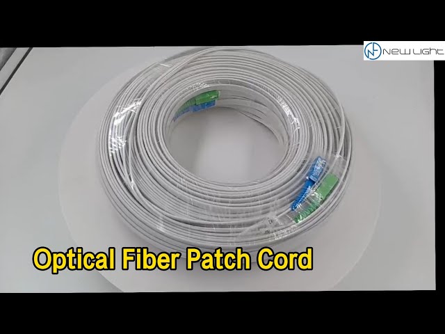 Single Mode Optical Fiber Patch Cord 50M Length PVC Low Loss Anti Rat