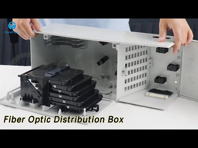 Wall Mount Fiber Optic Distribution Box Hub 48 Core Mulit Function