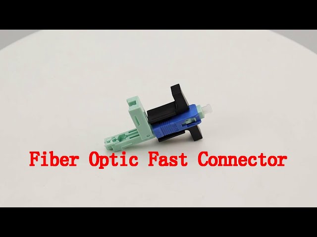 Spiral Types Fiber Optic Fast Connector SC / APC Single Mode High Repeatability