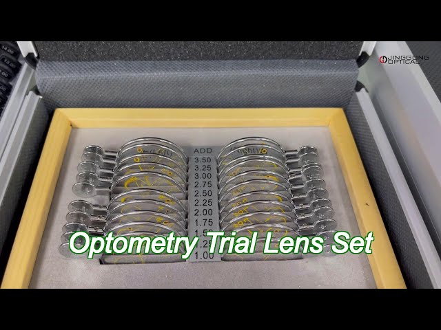 Jianpeng Trial Lens Set Progressive Optometrist Lens Set 22Pieces Lens Optical Trial Lens Glasses Fr