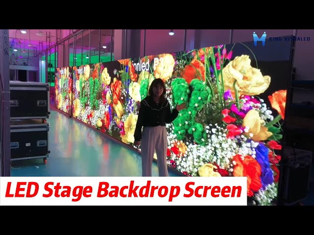 Waterproof LED Stage Backdrop Screen SMD1515 / SMD2121 For Indoor / Outdoor