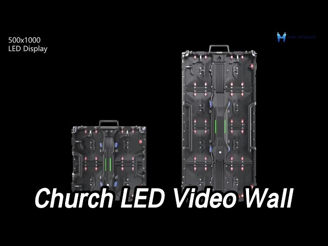 High Resolution Indoor Church LED Video Wall 1100nit Brightness Ultra Slim