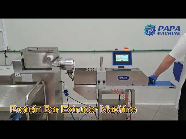Small Automatic Protein Bar Extruder Machine Food Making SS304 60 Pcs/min